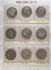Lots and Collections
Lote 18 monedas 5 Pesetas. 1870 a 1885. GOBIERNO PROVISIONAL, AMADEO I y ALFONSO XIII. Todas diferentes. Algunas estrellas visib...