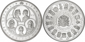 Juan Carlos I
5th Centenary Discovery of America
10.000 Pesetas. 1989. 168,75 grs. AR. I Serie: Autonomías. En estuche original con certificado. HG-...