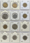 Lots and Collections
Lote 48 monedas. ALFONSO XII a ESTADO ESPAÑOL. Restos final de colección. Incluye algunas monedas del Centenario, destacan 5 pes...