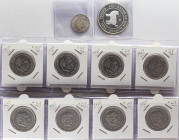 Lots and Collections
Lote 48 monedas 1, 50 (46) y 2.000 Pesetas. 1896, 1957 y 1994. ALFONSO XIII, ESTADO ESPAÑOL (46) y JUAN CARLOS I. AR (2) y Ni (4...