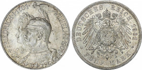 World Coins
German States
5 Marcos. 1901-A. GUILLERMO II. PRUSIA. 27,76 grs. AR. 200 aniversario reino de Prusia. (Levísimos golpecitos en canto). B...