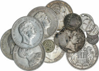 World Coins
German States
Lote 17 monedas 1 Thaler, 2 Gulden y 5 Marcos (7). 1778 a 1913. MAXIMILIANO II a GUILLERMO II. AR. Resto final de colecció...