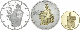 World Coins
Andorra
Serie 3 monedas 10, 20 y 25 Diners. 1997. AR+AU. 40 Aniversario Tratado de Roma. Tirada máxima: 5.000 series. Con certificado. K...