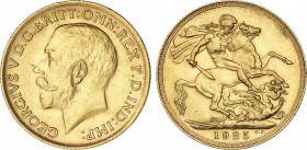 World Coins
Australia
Soberano. 1925-S. JORGE V. SIDNEY. 7,98 grs. AU. Fr-38; KM-29. EBC.