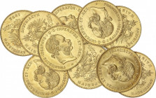 World Coins
Austria
Lote 10 monedas 4 Florines-10 Francos. 1892. FRANCISCO JOSÉ I. AU. Reacuñación (Restrike). Brillo original. Fr-503R; KM-2260. SC...