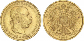 World Coins
Austria
20 Coronas. 1893. FRANCISCO JOSÉ I. 6,77 grs. AU. (Pequeñas manchitas). Fr-504; KM-2806. EBC.