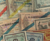 Spanish Banknotes
Civil War
Lote 14 billetes 25 Céntimos a 100 Pesetas. 1936 y 1937. BANCO DE ESPAÑA. BILBAO y GIJÓN, CO)NSEJO DE ASTURIAS y LEÓN. ´...