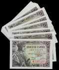 Spanish Banknotes
Estado Español
Lote 20 billetes 1 Peseta. 21 Mayo 1943. Fernando ´El Católico´. Serie K. Todos correlativos. Ed-447a. SC.