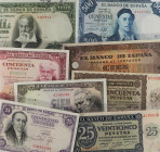 Banknotes Lots and Collections
Lote 8 billetes 25 (2), 50 (2), 100 (2), 500 y 1.000 Pesetas. 1936 a 1954. Todos diferentes. A EXAMINAR. Ed-419, 420a,...