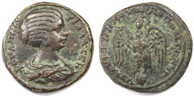 Römische Münzen, MÜNZEN DER RÖMISCHEN KAISERZEIT. RÖMISCHE PROVINZIALPRÄGUNGEN. MOESIA INFERIOR. NIKOPOLIS. Plautilla, 202 - 211 n. Chr. AE (12,98 g)....