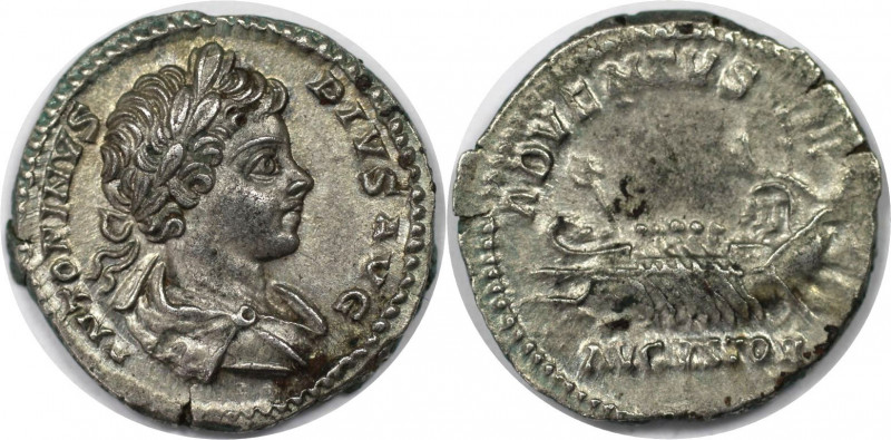 Römische Münzen, MÜNZEN DER RÖMISCHEN KAISERZEIT. Caracalla, 197-217 n. Chr. Den...