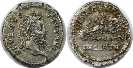 Römische Münzen, MÜNZEN DER RÖMISCHEN KAISERZEIT. Septimius Severus, 193-211 n. Chr. Denar 204 n. Chr., Mzst. Rom. (3,44 g) Vs.: SEVERVS PIVS AVG, Kop...