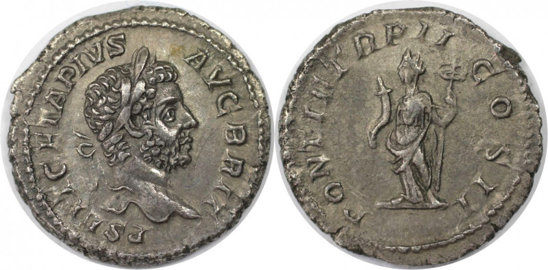 Römische Münzen, MÜNZEN DER RÖMISCHEN KAISERZEIT. Geta, 209-212 n. Chr. Denar 21...