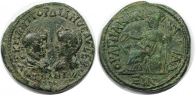 Römische Münzen, MÜNZEN DER RÖMISCHEN KAISERZEIT. Thrakien, Anchialus. Gordianus III. Pius und Tranquillina. Ae 27, 238-244 n. Chr. (12.14 g. 26.5 mm)...