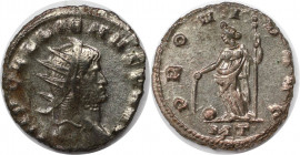 Römische Münzen, MÜNZEN DER RÖMISCHEN KAISERZEIT. Gallienus (253-268 n. Chr). Antoninianus. (4.07 g. 20.5 mm) Vs.: IMP GALLIENVS P AVG, Büste mit Strk...