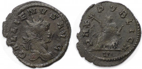 Römische Münzen, MÜNZEN DER RÖMISCHEN KAISERZEIT. Gallienus (253-268 n. Chr). Antoninianus. (1.69 g. 21.5 mm) Vs.: GALLIENVS AVG, Büste mit Strkr n. r...