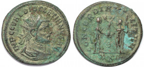 Römische Münzen, MÜNZEN DER RÖMISCHEN KAISERZEIT. Diocletianus 284-305 n. Chr. Antoninianus (3.01 g. 22.5 mm). Vs.: Kopf mit Strahlenkrone n. r. Rs.: ...