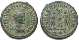 Römische Münzen, MÜNZEN DER RÖMISCHEN KAISERZEIT. Diocletianus 284-305 n. Chr. Antoninianus (5.01 g. 23 mm). Vs.: Büste mit Strahlenkrone n. r. Rs.: K...