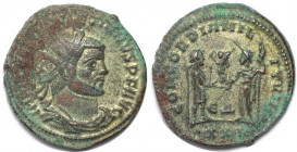Römische Münzen, MÜNZEN DER RÖMISCHEN KAISERZEIT. Diocletianus 284-305 n. Chr. Antoninianus (4.60 g. 22 mm). Vs.: Büste mit Strahlenkrone n. r. Rs.: K...