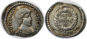 Römische Münzen, MÜNZEN DER RÖMISCHEN KAISERZEIT. Julian II. als Caesar, 355-360 n. Chr. Siliqua 360-361 n. Chr., Mzst. Arelate. (2,06 g) Vs.: DN IVLI...