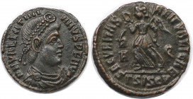 Römische Münzen, MÜNZEN DER RÖMISCHEN KAISERZEIT. Valentinianus I. (364-375 n. Chr). AE. (2.15 g. 17.5 mm) Vs.: DN VALENTINIANVS PF AVG, Drapierte, kü...