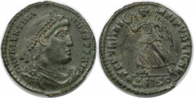 Römische Münzen, MÜNZEN DER RÖMISCHEN KAISERZEIT. Valentinianus I. (364-375 n. Chr). AE. (2.79 g. 18.5 mm) Vs.: DN VALENTINIANVS PF AVG, Drapierte, kü...