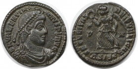 Römische Münzen, MÜNZEN DER RÖMISCHEN KAISERZEIT. Valentinianus I. (364-375 n. Chr). AE. (2.02 g. 18 mm) Vs.: DN VALENTINIANVS PF AVG, Drapierte, küra...