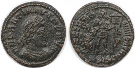 Römische Münzen, MÜNZEN DER RÖMISCHEN KAISERZEIT. Gratianus (367-383 n. Chr). AE, 367-375 n. Chr., Siscia. (2.51 g. 19 mm) Vs.: D N GRATIANVS PF AVG, ...