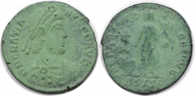 Römische Münzen, MÜNZEN DER RÖMISCHEN KAISERZEIT. Gratianus (367-383 n. Chr). Ae 2, 378-383 n. Chr., Siscia. (4.86 g. 23.5 mm) Vs.: D N GRATIANVS PF A...