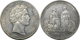 Altdeutsche Münzen und Medaillen, BAYERN / BAVARIA. Ludwig I. (1825-1848). Konv.-Taler 1832, Otto Prinz von Bayern, Griechenlands erster König. Silber...