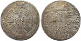 Altdeutsche Münzen und Medaillen, BRANDENBURG IN PREUSSEN. Friedrich III. (1688-1701). 1/12 Taler 1693 ICS, Magdeburg. Silber. 3,60 g. Fast Vorzüglich...