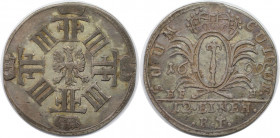 Altdeutsche Münzen und Medaillen, BRANDENBURG IN PREUSSEN. Friedrich III. (1688-1701). 1/12 Taler 1699 HFH, Magdeburg. Silber. 3,18 g. Sehr schön