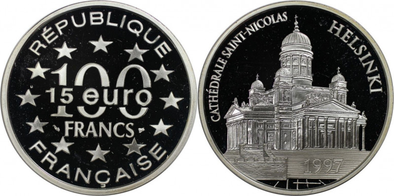 Europäische Münzen und Medaillen, Frankreich / France. Helsinki - St. Nikolaus K...