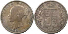 Europäische Münzen und Medaillen, Großbritannien / Vereinigtes Königreich / UK / United Kingdom. Victoria (1837-1901). 1/2 Crown 1883, Silber. KM 756....