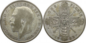 Europäische Münzen und Medaillen, Großbritannien / Vereinigtes Königreich / UK / United Kingdom. George V. (1910-1936). 1 Florin (2 Shillings) 1923. S...