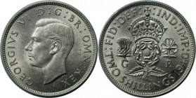 Europäische Münzen und Medaillen, Großbritannien / Vereinigtes Königreich / UK / United Kingdom. George VI. (1936-1952). 1 Florin (2 Shillings) 1940, ...
