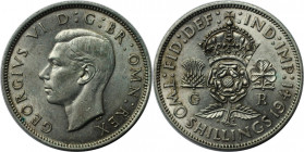 Europäische Münzen und Medaillen, Großbritannien / Vereinigtes Königreich / UK / United Kingdom. George VI. (1936-1952). 1 Florin (2 Shillings) 1941, ...