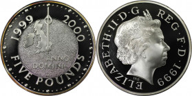 Europäische Münzen und Medaillen, Großbritannien / Vereinigtes Königreich / UK / United Kingdom. Millennium. 5 Pounds 1999. 28,28 g. 0.925 Silber. 0.8...