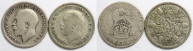 Europäische Münzen und Medaillen, Großbritannien / Vereinigtes Königreich / UK / United Kingdom, Lots und Sammlungen. George V. (1910-1936). 6 Pence 1...