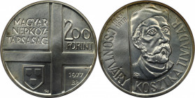 Europäische Münzen und Medaillen, Ungarn / Hungary. Malerserie: Tivadar Csontvary Kosztka. 200 Forint 1977, Silber. 0.58 OZ. KM 611. Stempelglanz