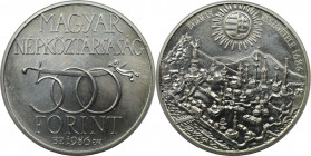 Europäische Münzen und Medaillen, Ungarn / Hungary. 300. Jahrestag der Befreiung von Buda. 500 Forint 1986, Silber. 0.81 OZ. KM 658. Stempelglanz