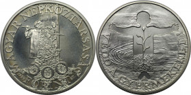 Europäische Münzen und Medaillen, Ungarn / Hungary. Kinderfond. 500 Forint 1989, Silber. 0.81 OZ. KM 670. Stempelglanz