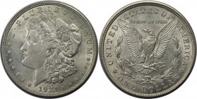 Weltmünzen und Medaillen, Vereinigte Staaten / USA / United States. Morgan Dollar 1921, Silber. Vorzüglich-stempelglanz
