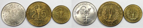 Weltmünzen und Medaillen, Westafrika / Western African. 5 Franken 1977, 25 Franken 1976, 100 Franken 1976. Lot von 3 Münzen. Bild ansehen Lot