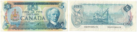 Banknoten, Kanada / Canada. 5 Dollars 1979. Pick 92a. II
