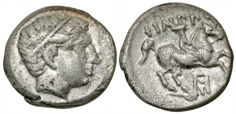 Macedonian Kingdom. Kassander - Demetrios I Poliorketes. 310-290 B.C. AR fifth t...