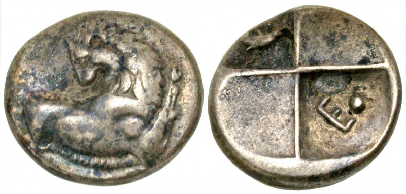 Thrace, Thracian Chersonese. Cherronesos. 400-350 B.C. AR hemidrachm (13.6 mm, 2...