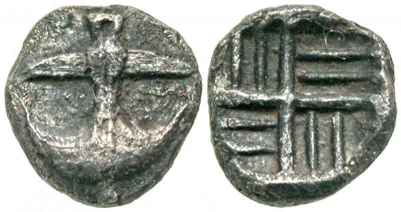 Thrace, Apollonia Pontika. Late 4th Century B.C. AR hemiobol (5.4 mm, 0.16 g, 1 ...