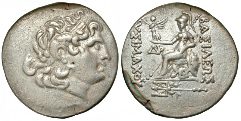 Thracian Kingdom. Lysimachos. As King, 306-281 B.C. AR tetradrachm (32.2 mm, 15....