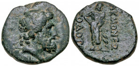 Phrygia, Acmoneia. 100-1 B.C. AE 17 (17.2 mm, 3.91 g, 1 h). Theodotos Hierokles, magistrate. Laureate head of Zeus right, wreathed with oak / ΘEOΔOTO ...